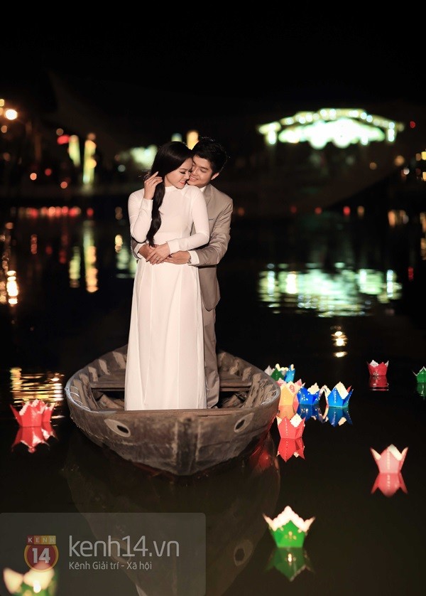 Ảnh cưới trên sông lãng mạn của Nhật Kim Anh 8