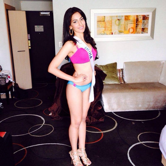 Hoa hậu Quốc tế 2014 khoe dáng gợi cảm với trang phục áo tắm 5