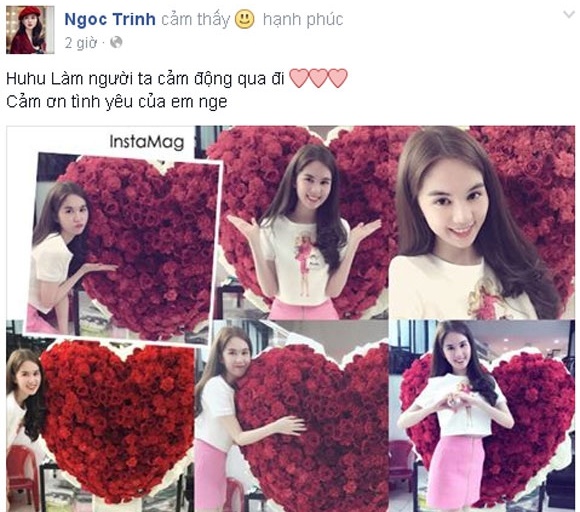 Tiết lộ hình ảnh Valentine ấm áp của sao Việt 3
