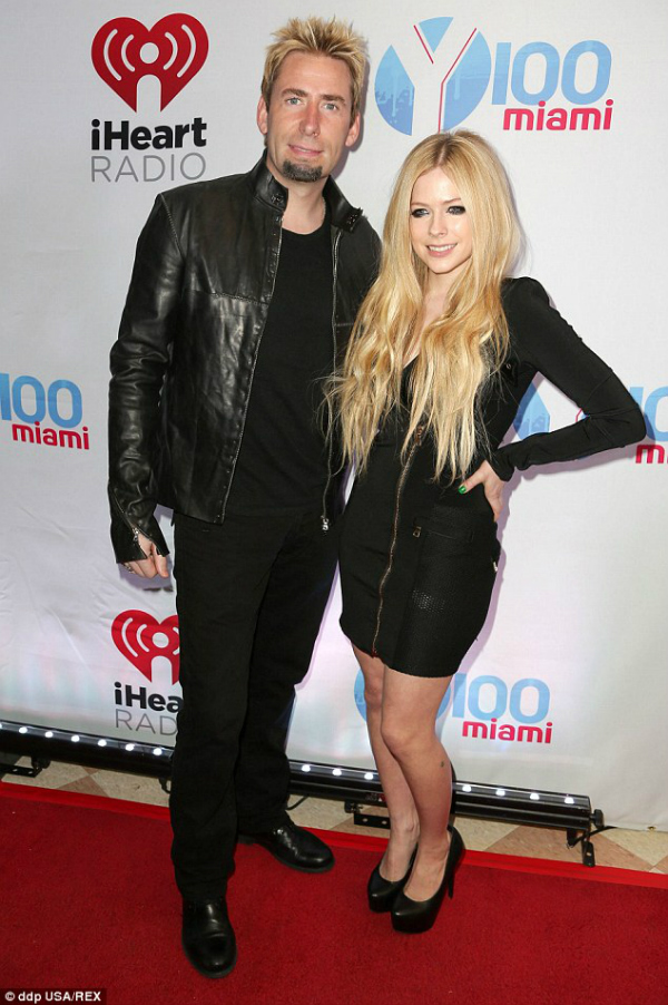 Avril Lavigne và chồng