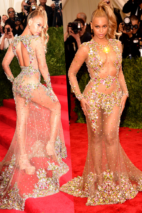 Beyonce mặc như không trên thảm đỏ Met ball