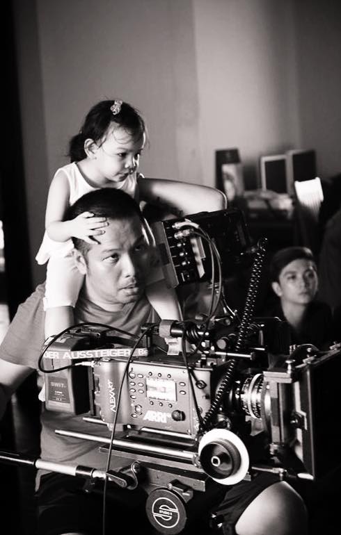 Đạo diễn Quang Huy và con gái
