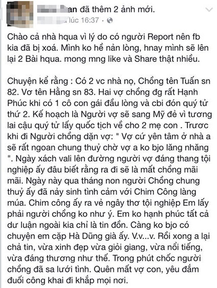 Linh Nga cướp chồng người