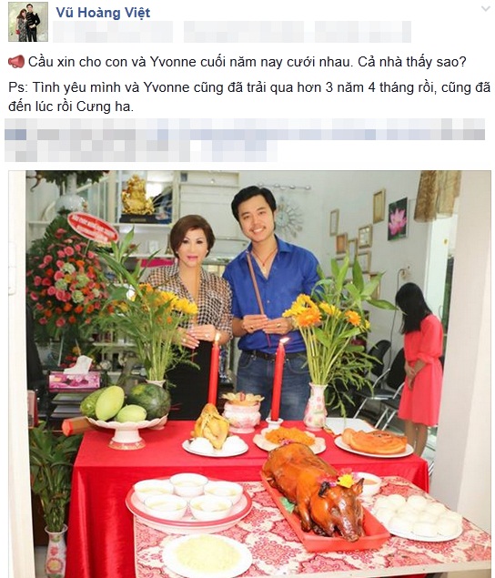 Vũ Hoàng Việt và bạn gái sắp cưới