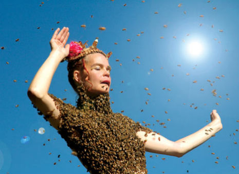 Kỳ lạ người phụ nữ nhảy múa với 12.000 chú ong trên người 2