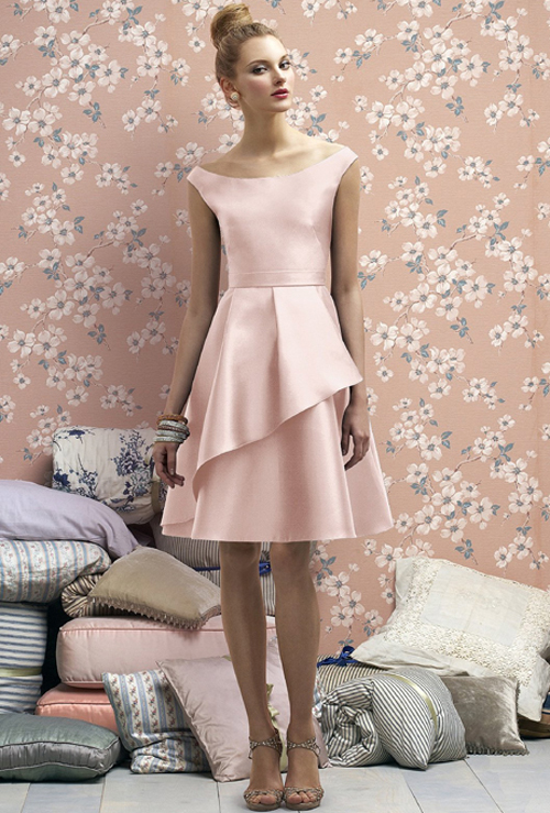 Xu hướng váy phù dâu tone màu pastel 2014 1