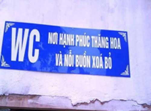 Những biển báo nhà vệ sinh độc nhất vô nhị trên thế giới