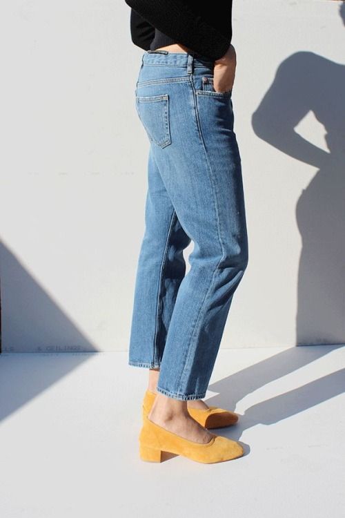 Cropped Jeans