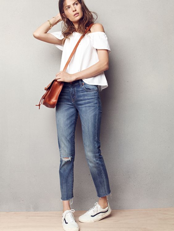 Quần jeans lửng