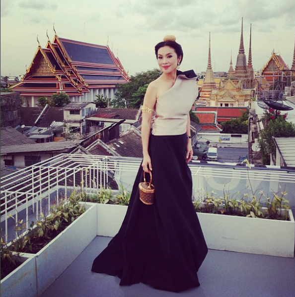 phong cách thời thượng của nữ tỷ phú Thái Lan