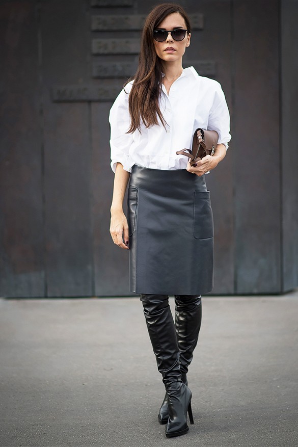 Bí kíp diện boots cao cổ đẹp như siêu mẫu 2 Bí kíp diện boots cao cổ đẹp như siêu mẫu 2