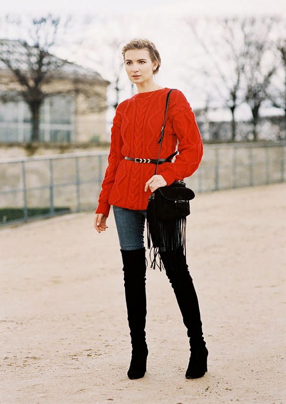 Bí kíp diện boots cao cổ đẹp như siêu mẫu 9 Bí kíp diện boots cao cổ đẹp như siêu mẫu 9