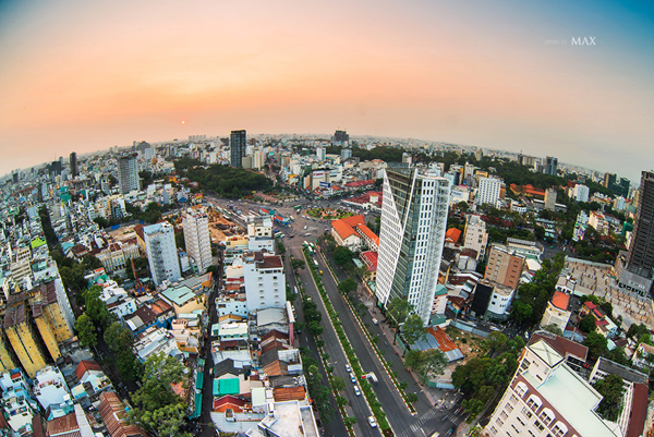 Sài Gòn nhìn từ trên cao