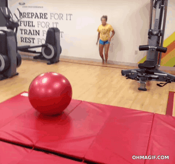 Tập thể dục với bóng