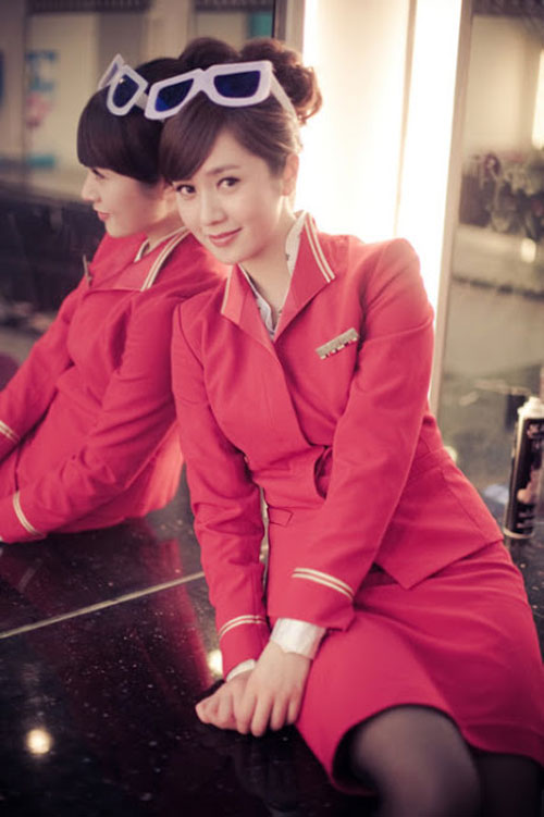 Nữ tiếp viên hàng không Trung Quốc xinh như mộng 20