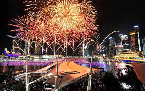 Thế giới đón năm mới 2013 trong pháo hoa rực rỡ 39