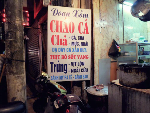 Điểm danh các quán cháo ngon nổi tiếng tại Hà Nội 2