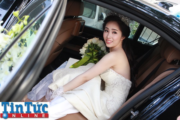 Doãn Tuấn - Quỳnh Nga di chuyển tới địa điểm tổ chức tiệc cưới 34