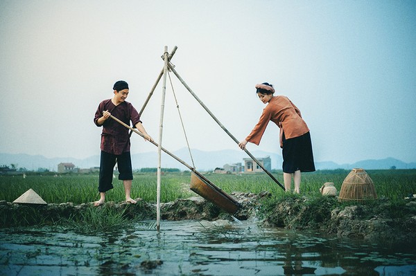 Bộ ảnh cưới độc đáo của cặp Việt kiều Pháp đậm chất nông thôn Việt Nam 3
