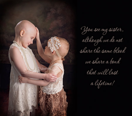 Bộ ảnh đầy xúc động về 3 bé gái ung thư 2