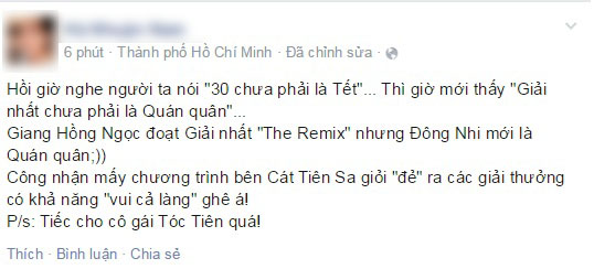 the remix 2015 cuộc chiến gây bất mãn 1