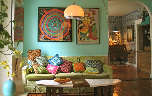 5 cách trang trí phòng khách theo xu hướng retro