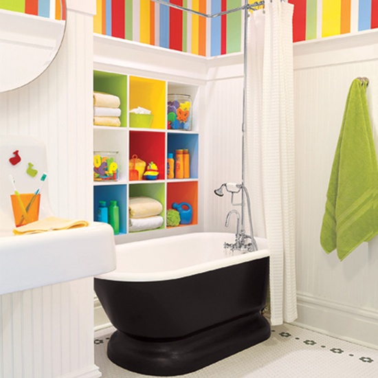5 ý tưởng trang trí phòng tắm siêu dễ thương cho bé  1