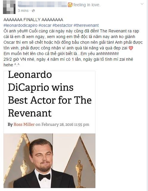 chúc mừng Leonardo DiCaprio 2