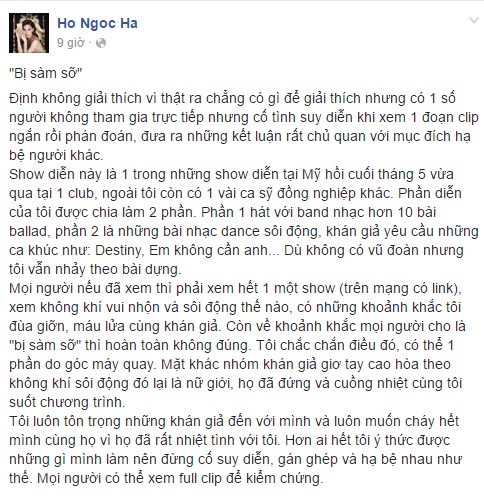 hồ ngọc hà 2