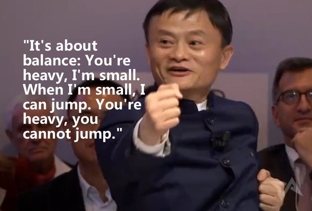 Những câu nói kinh điển của Jack Ma đầu năm 2015: 