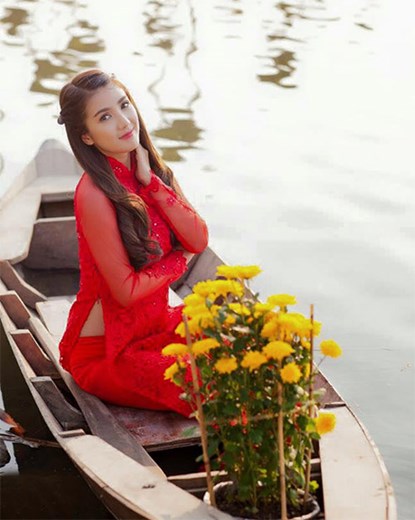 Ảnh du xuân tuyệt đẹp của hot girl Việt 11