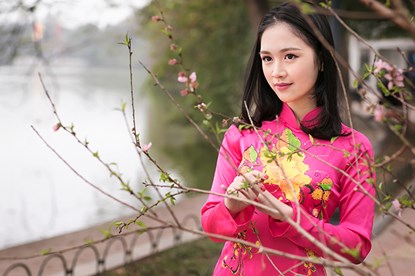 Ảnh du xuân tuyệt đẹp của hot girl Việt 14