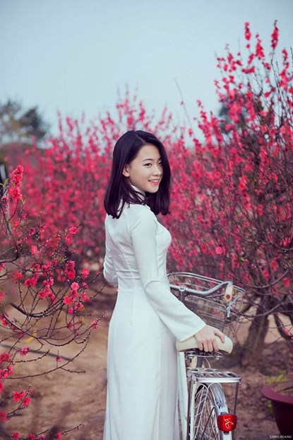 Ảnh du xu&acirc;n tuyệt đẹp của hot girl Việt 17