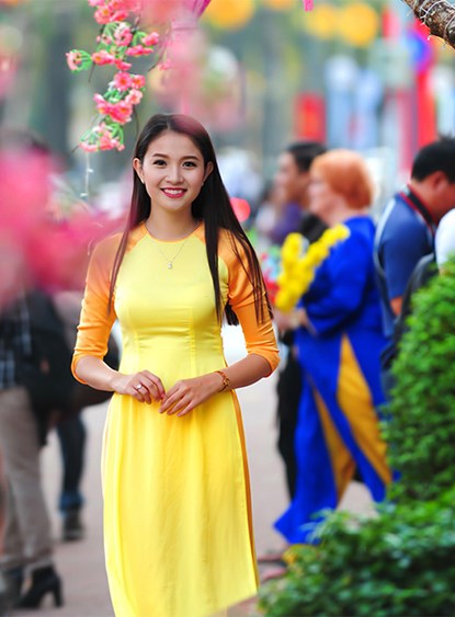 Ảnh du xu&acirc;n tuyệt đẹp của hot girl Việt 19
