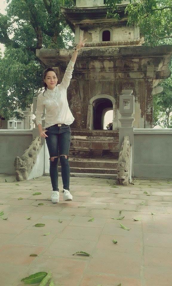 Hình ảnh khác lạ của cô gái Nam Định nổi tiếng vì thẩm mỹ 5