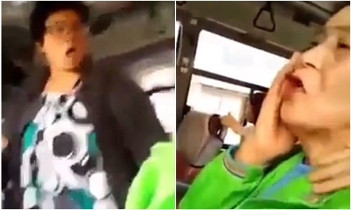 Clip người phụ nữ tát cụ già liên tiếp trên xe bus khiến cộng đồng mạng phẫn nộ