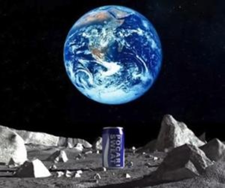 Quảng cáo đồ uống trên mặt trăng 1