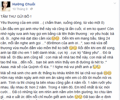 Những tâm thư gửi chồng 'gây sốt' của các mẹ trẻ   1