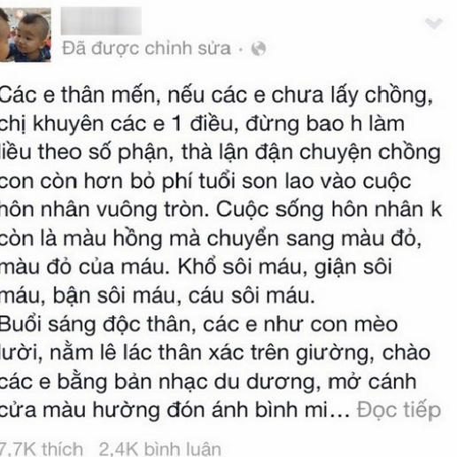 Những tâm thư gửi chồng 'gây sốt' của các mẹ trẻ   5