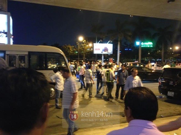 Hiện trường la liệt người bị thương trong vụ tai nạn xe Audi ở sân bay Tân Sơn Nhất 9