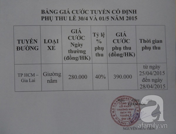 Nhiều nhà xe đồng loạt phụ thu giá vé dịp lễ 30/4_6