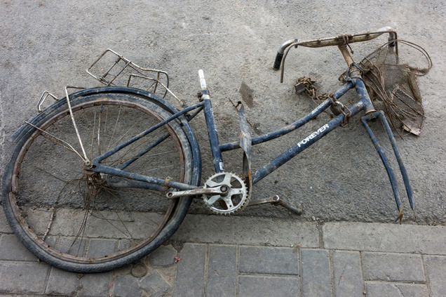 Chiếc xe đạp cũ của ngoại