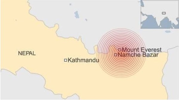Tiếp tục động đất 7.4 độ Richter ở Nepal