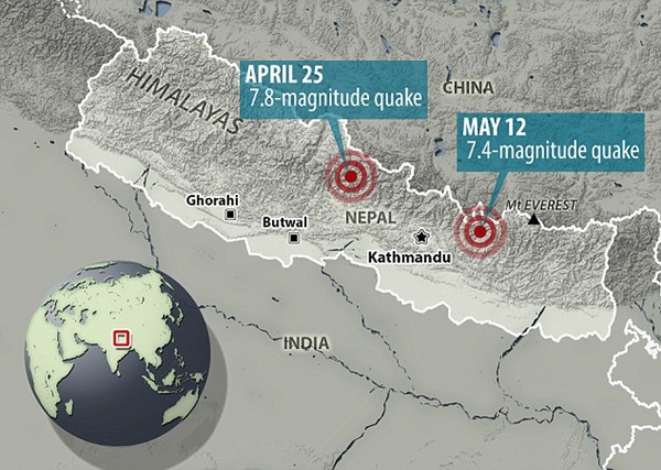 Tiếp tục động đất 7.4 độ Richter ở Nepal_3
