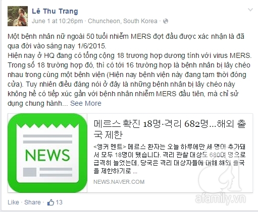 Giới trẻ Việt tại Hàn Quốc chủ động “chiến đấu” với dịch bệnh MERS_3