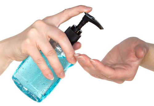 Bong da, khô da vì dùng nước rửa tay khô 1