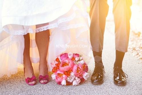 Phá cách với giày color block cho cô dâu thích nổi bật 8
