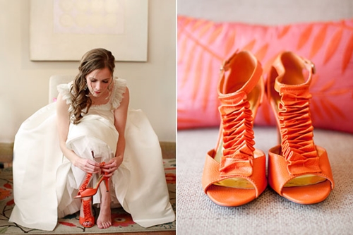 Phá cách với giày color block cho cô dâu thích nổi bật 13