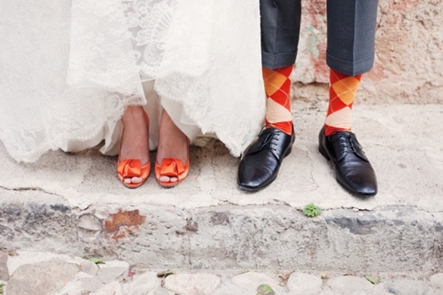 Phá cách với giày color block cho cô dâu thích nổi bật 14