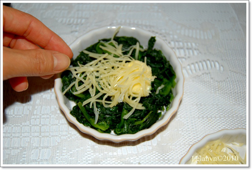 Ngon bổ với rau ch&acirc;n vịt chần trứng 4